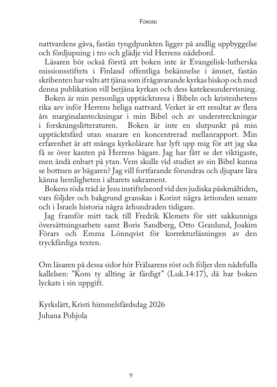 Herrens måltid. Nattvardens bibliska rötter - Image 5